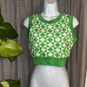 Zara Vibrant Green Tank Top
